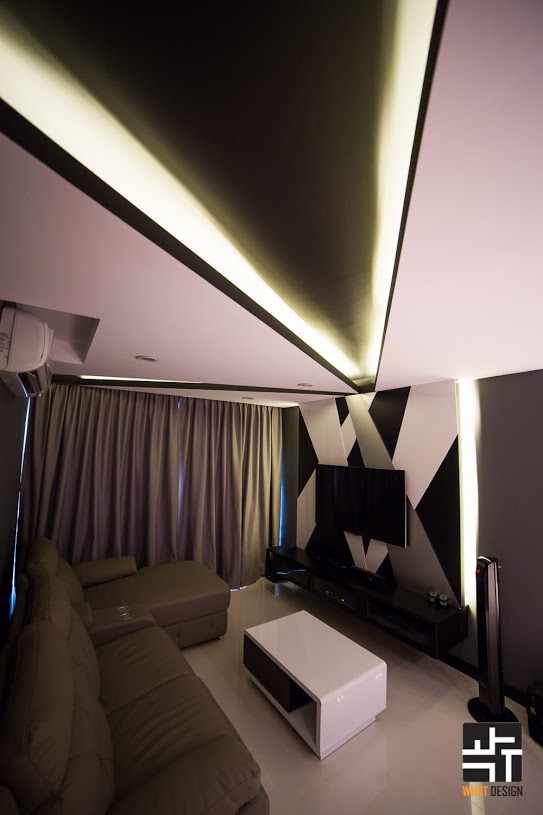 Contemporary, Minimalist, Modern Design - Living Room - HDB 4 Room - Design by WHST Design