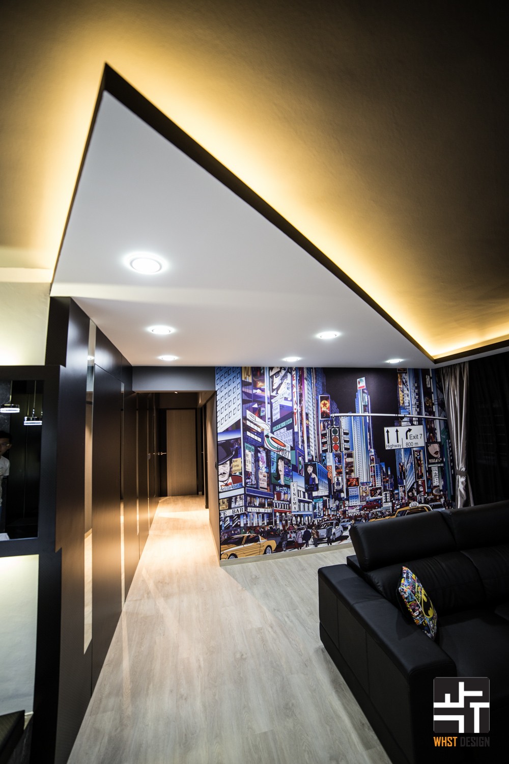 Industrial, Modern, Scandinavian Design - Living Room - HDB 5 Room - Design by WHST Design