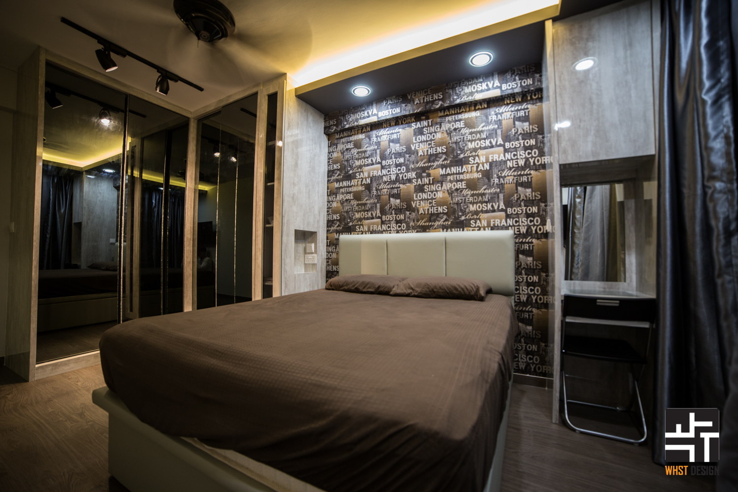 Industrial, Modern, Scandinavian Design - Bedroom - HDB 5 Room - Design by WHST Design