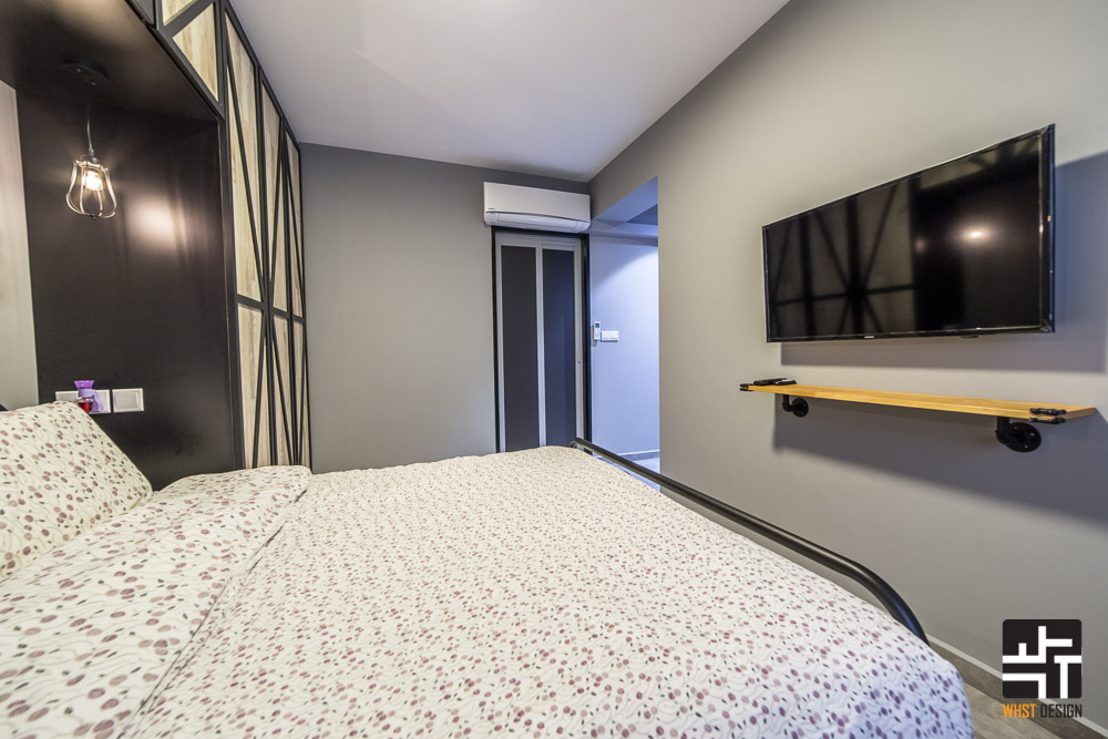 Industrial, Rustic, Scandinavian Design - Bedroom - HDB 4 Room - Design by WHST Design