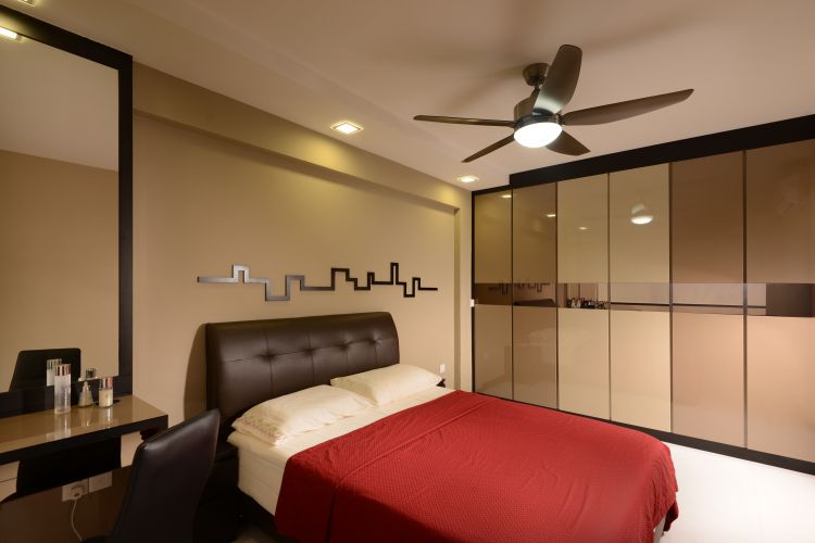 Contemporary, Minimalist Design - Bedroom - HDB 5 Room - Design by Y-Axis ID