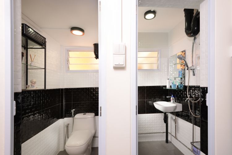 Minimalist, Modern Design - Bathroom - HDB 3 Room - Design by Y-Axis ID