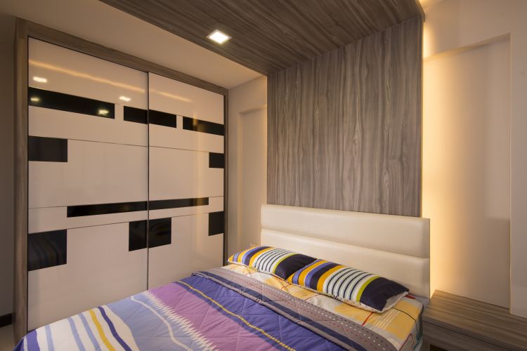 Minimalist, Modern, Rustic Design - Bedroom - HDB 4 Room - Design by Y-Axis ID