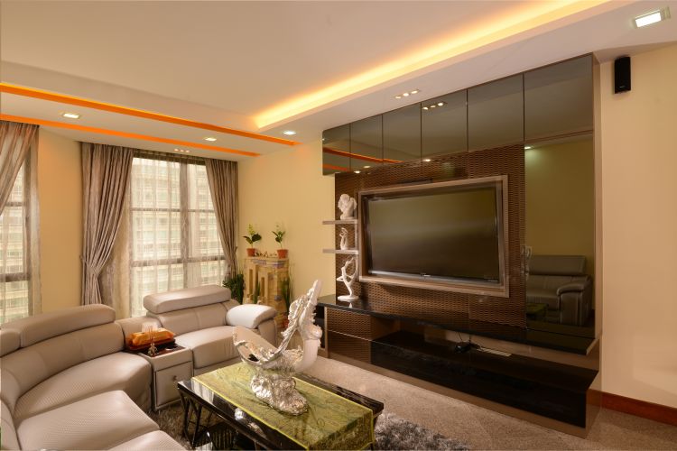 Contemporary, Minimalist Design - Living Room - Condominium - Design by Y-Axis ID