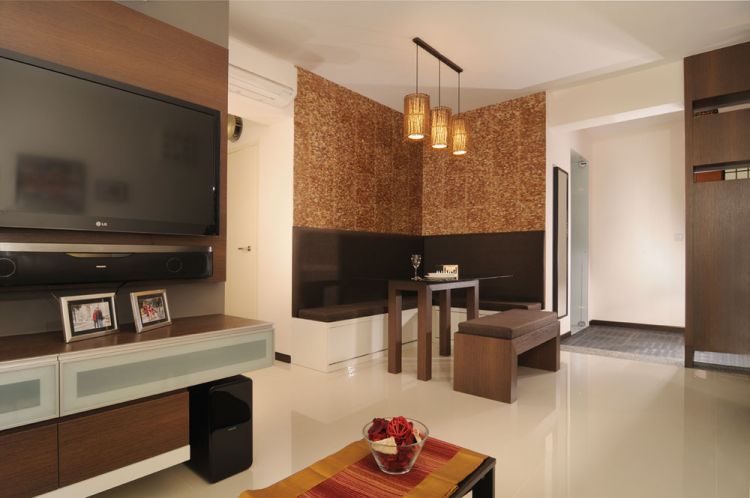 Contemporary, Minimalist, Modern Design - Living Room - HDB 5 Room - Design by Y-Axis ID
